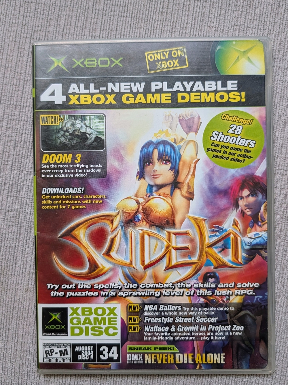 Xbox Game Disc - August 2004
